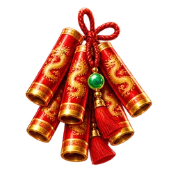 Firecrackers symbol art